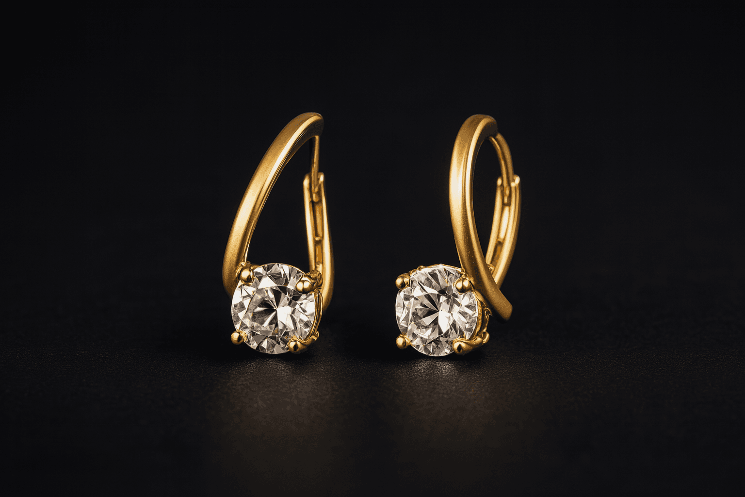 Luxury earring collection featuring elegant studs, drops, and hoops